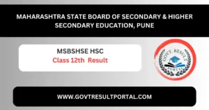 MSBSHSE Result 2025