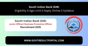 SIB Recruitment 2025