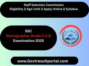  SSC Stenographer 2025
