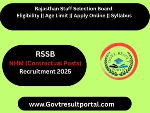  RRSB NHM Admit Card 2025