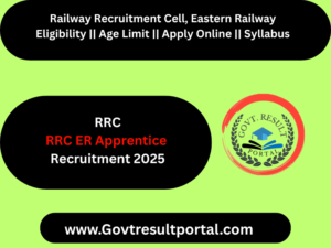 RRC Eastern Railway Apprentice Recruitment 2025